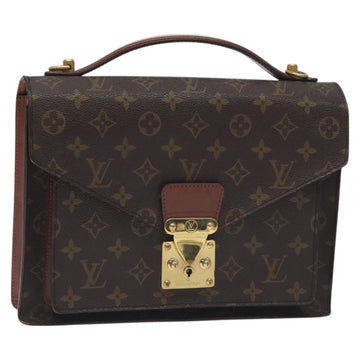 LOUIS VUITTON Monogram Monceau 28 Hand Bag M51185 LV Auth 130004