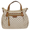 LOUIS VUITTON Damier Azur Evora MM Tote Bag 2way N41133 LV Auth 130013-13