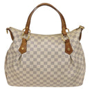LOUIS VUITTON Damier Azur Evora MM Tote Bag 2way N41133 LV Auth 130013-2