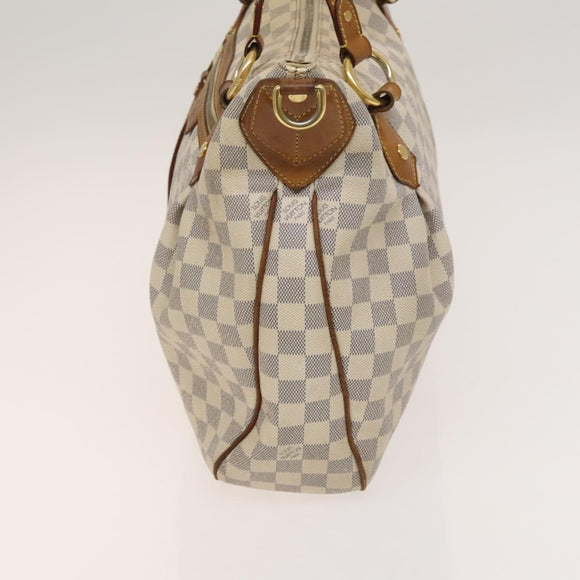 LOUIS VUITTON Damier Azur Evora MM Tote Bag 2way N41133 LV Auth 130013