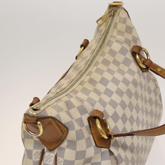 LOUIS VUITTON Damier Azur Evora MM Tote Bag 2way N41133 LV Auth 130013