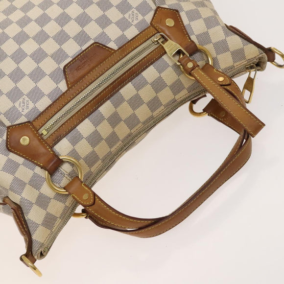 LOUIS VUITTON Damier Azur Evora MM Tote Bag 2way N41133 LV Auth 130013