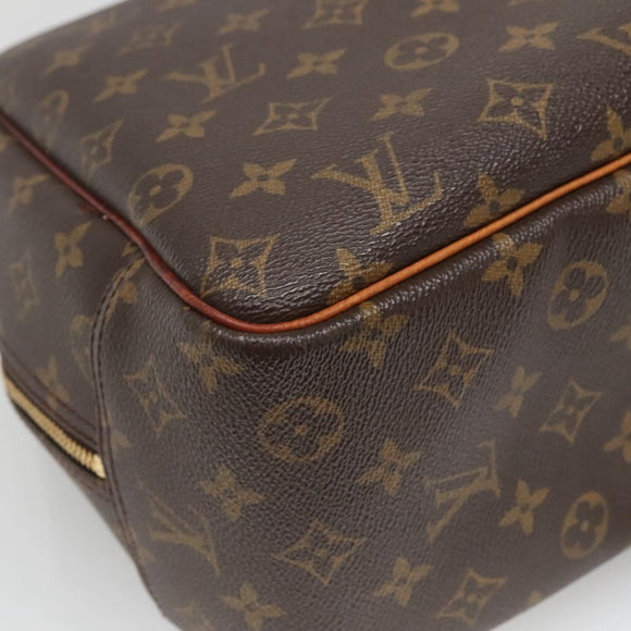 LOUIS VUITTON Monogram Deauville Hand Bag M47270 LV Auth 130031