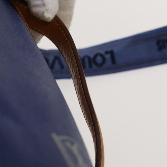 LOUIS VUITTON LV Cup Sac Marine Shoulder Bag PVC Leather Blue A24014 Auth 130043