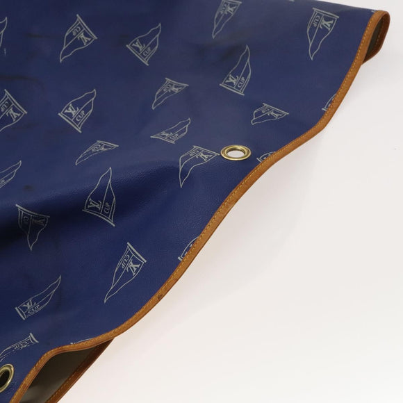LOUIS VUITTON LV Cup Sac Marine Shoulder Bag PVC Leather Blue A24014 Auth 130043