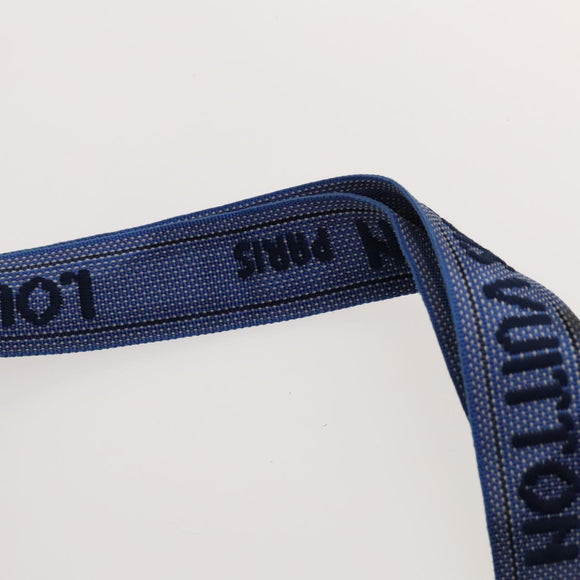 LOUIS VUITTON LV Cup Sac Marine Shoulder Bag PVC Leather Blue A24014 Auth 130043