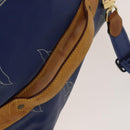 LOUIS VUITTON LV Cup Sac Marine Shoulder Bag PVC Leather Blue A24014 Auth 130043-8