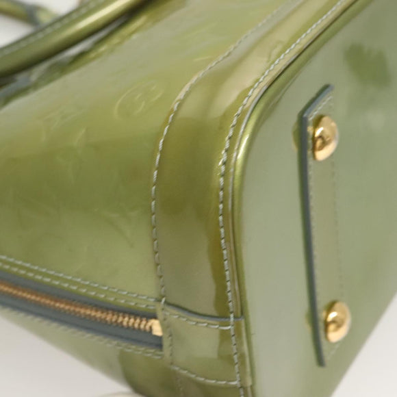 LOUIS VUITTON Monogram Vernis Alma PM Hand Bag Jivre M91559 LV Auth 130046