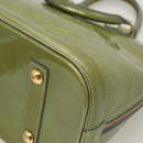 LOUIS VUITTON Monogram Vernis Alma PM Hand Bag Jivre M91559 LV Auth 130046-16
