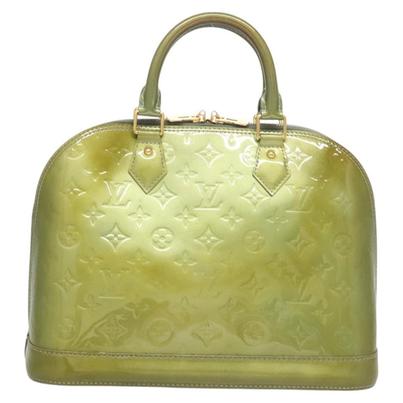 LOUIS VUITTON Monogram Vernis Alma PM Hand Bag Jivre M91559 LV Auth 130046