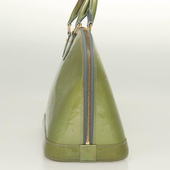 LOUIS VUITTON Monogram Vernis Alma PM Hand Bag Jivre M91559 LV Auth 130046