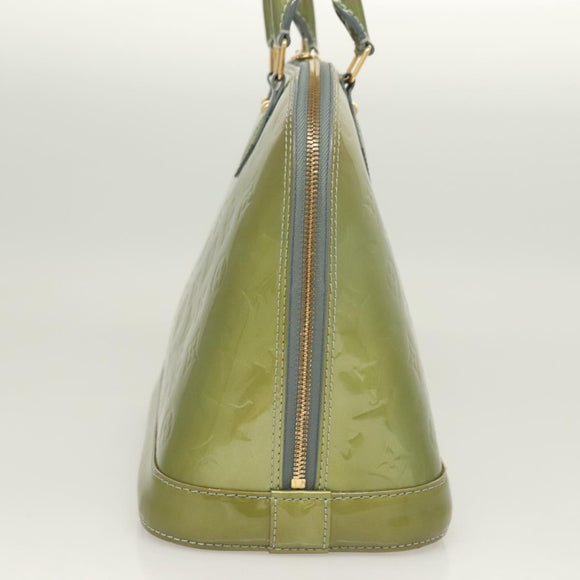 LOUIS VUITTON Monogram Vernis Alma PM Hand Bag Jivre M91559 LV Auth 130046
