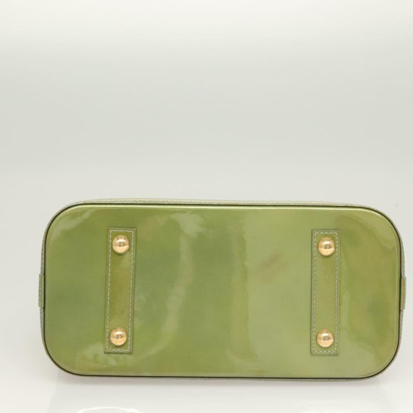 LOUIS VUITTON Monogram Vernis Alma PM Hand Bag Jivre M91559 LV Auth 130046