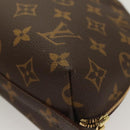 LOUIS VUITTON Monogram Trousse Demi Ronde Cosmetic Pouch M47520 LV Auth 130054-16