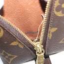 LOUIS VUITTON Monogram Trousse Demi Ronde Cosmetic Pouch M47520 LV Auth 130054-12