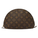 LOUIS VUITTON Monogram Trousse Demi Ronde Cosmetic Pouch M47520 LV Auth 130054-13