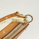 LOUIS VUITTON Multicolor Pochette Accessoires Pouch White M92649 LV Auth 130060-10