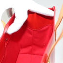 LOUIS VUITTON Monogram Vernis Reade PM Hand Bag Red Rouge M91088 LV Auth 130064-19