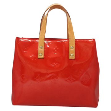 LOUIS VUITTON Monogram Vernis Reade PM Hand Bag Red Rouge M91088 LV Auth 130064 - 0