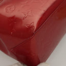 LOUIS VUITTON Monogram Vernis Reade PM Hand Bag Pomme D'amour M91990 Auth 130071-14