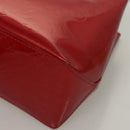 LOUIS VUITTON Monogram Vernis Reade PM Hand Bag Pomme D'amour M91990 Auth 130071-15