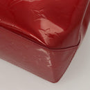 LOUIS VUITTON Monogram Vernis Reade PM Hand Bag Pomme D'amour M91990 Auth 130071-9