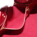 LOUIS VUITTON Monogram Vernis Reade PM Hand Bag Pomme D'amour M91990 Auth 130071-20