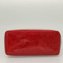 LOUIS VUITTON Monogram Vernis Reade PM Hand Bag Pomme D'amour M91990 Auth 130071-5