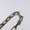 LOUIS VUITTON Monogram Collier Chain Necklace metal Rainbow M69449 Auth 130074-9
