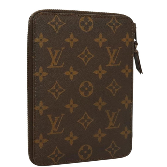 LOUIS VUITTON Monogram Document case Clutch Bag Vintage LV Auth 130078