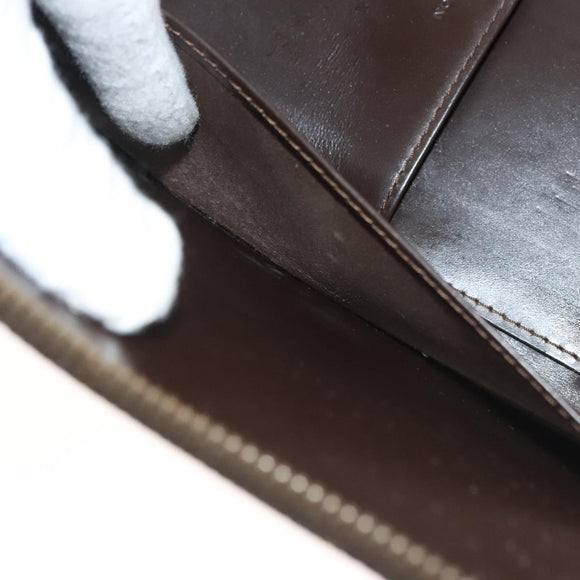 LOUIS VUITTON Monogram Document case Clutch Bag Vintage LV Auth 130078