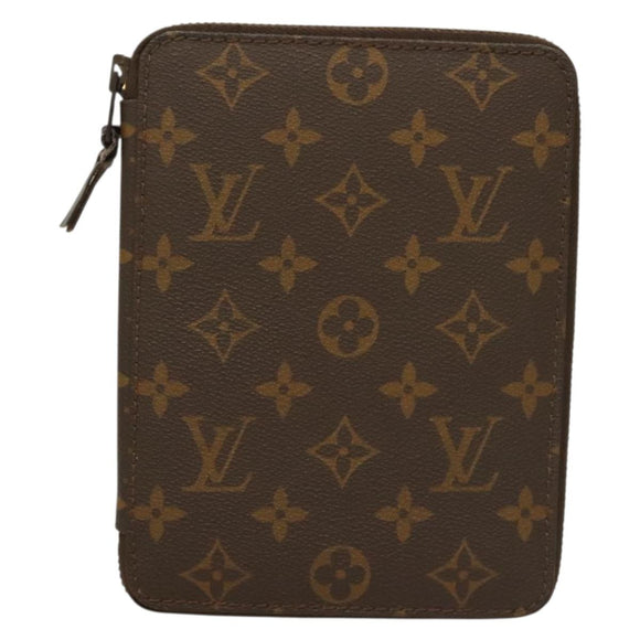 LOUIS VUITTON Monogram Document case Clutch Bag Vintage LV Auth 130078