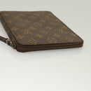 LOUIS VUITTON Monogram Document case Clutch Bag Vintage LV Auth 130078-5