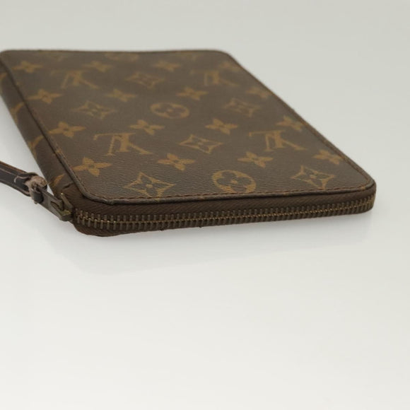 LOUIS VUITTON Monogram Document case Clutch Bag Vintage LV Auth 130078