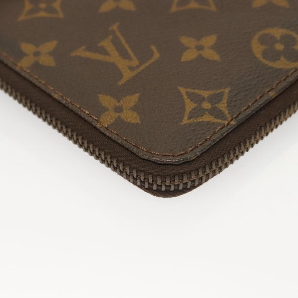 LOUIS VUITTON Monogram Document case Clutch Bag Vintage LV Auth 130078