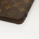 LOUIS VUITTON Monogram Document case Clutch Bag Vintage LV Auth 130078-14