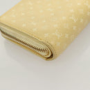 LOUIS VUITTON Nanogram Portefeuille Lou Wallet Ivory M82288 LV Auth 130082-15