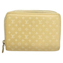LOUIS VUITTON Nanogram Portefeuille Lou Wallet Ivory M82288 LV Auth 130082-13