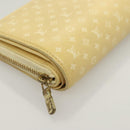 LOUIS VUITTON Nanogram Portefeuille Lou Wallet Ivory M82288 LV Auth 130082-7