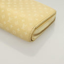 LOUIS VUITTON Nanogram Portefeuille Lou Wallet Ivory M82288 LV Auth 130082-14