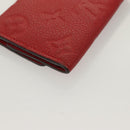 LOUIS VUITTON Monogram Empreinte Multicles 6 Key Case Red M63708 LV Auth 130083-15