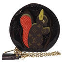 LOUIS VUITTON Vernis Porte Monnaie Ecruil Coin Purse Amarante M91386 Auth 130084-13