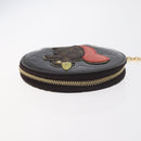 LOUIS VUITTON Vernis Porte Monnaie Ecruil Coin Purse Amarante M91386 Auth 130084-5