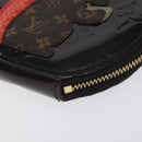LOUIS VUITTON Vernis Porte Monnaie Ecruil Coin Purse Amarante M91386 Auth 130084-7