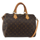LOUIS VUITTON Monogram Speedy Bandouliere 30 Hand Bag M40391 LV Auth 130086-1