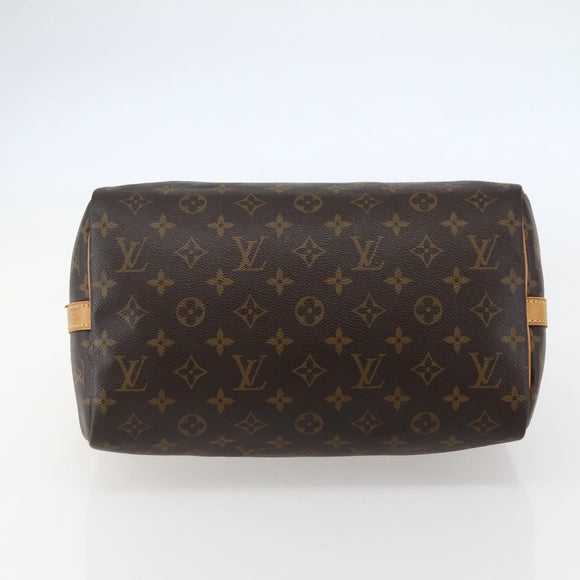 LOUIS VUITTON Monogram Speedy Bandouliere 30 Hand Bag M40391 LV Auth 130086