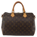LOUIS VUITTON Monogram Speedy Bandouliere 30 Hand Bag M40391 LV Auth 130086-13