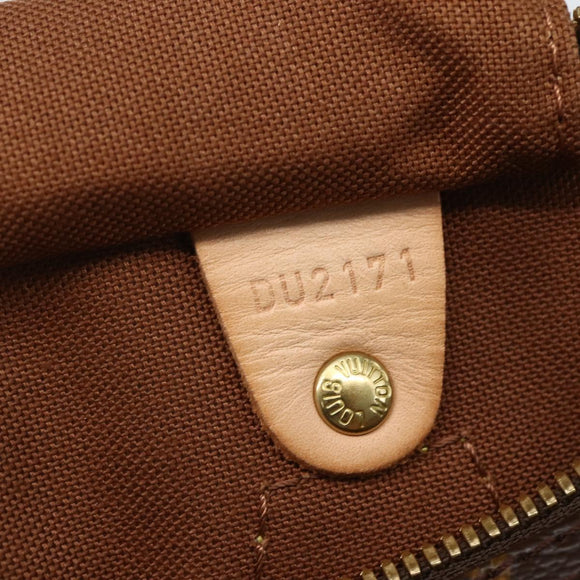 LOUIS VUITTON Monogram Speedy Bandouliere 30 Hand Bag M40391 LV Auth 130086