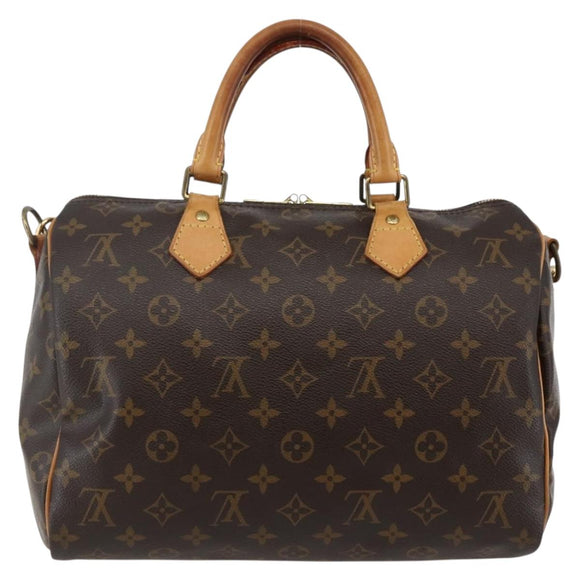 LOUIS VUITTON Monogram Speedy Bandouliere 30 Hand Bag M40391 LV Auth 130086