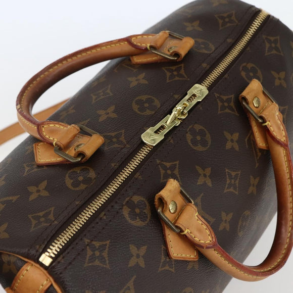LOUIS VUITTON Monogram Speedy Bandouliere 30 Hand Bag M40391 LV Auth 130086